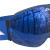 All blue ski goggles