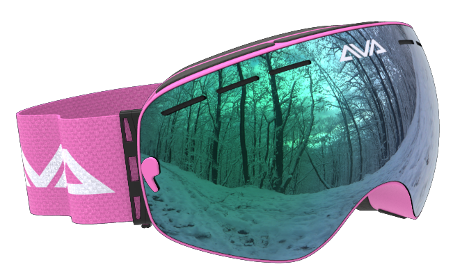 Pink Lady ski Goggles