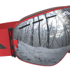 Red and Silver ski goggles